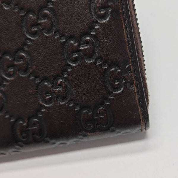 Monogram Calfskin Wallet Brown