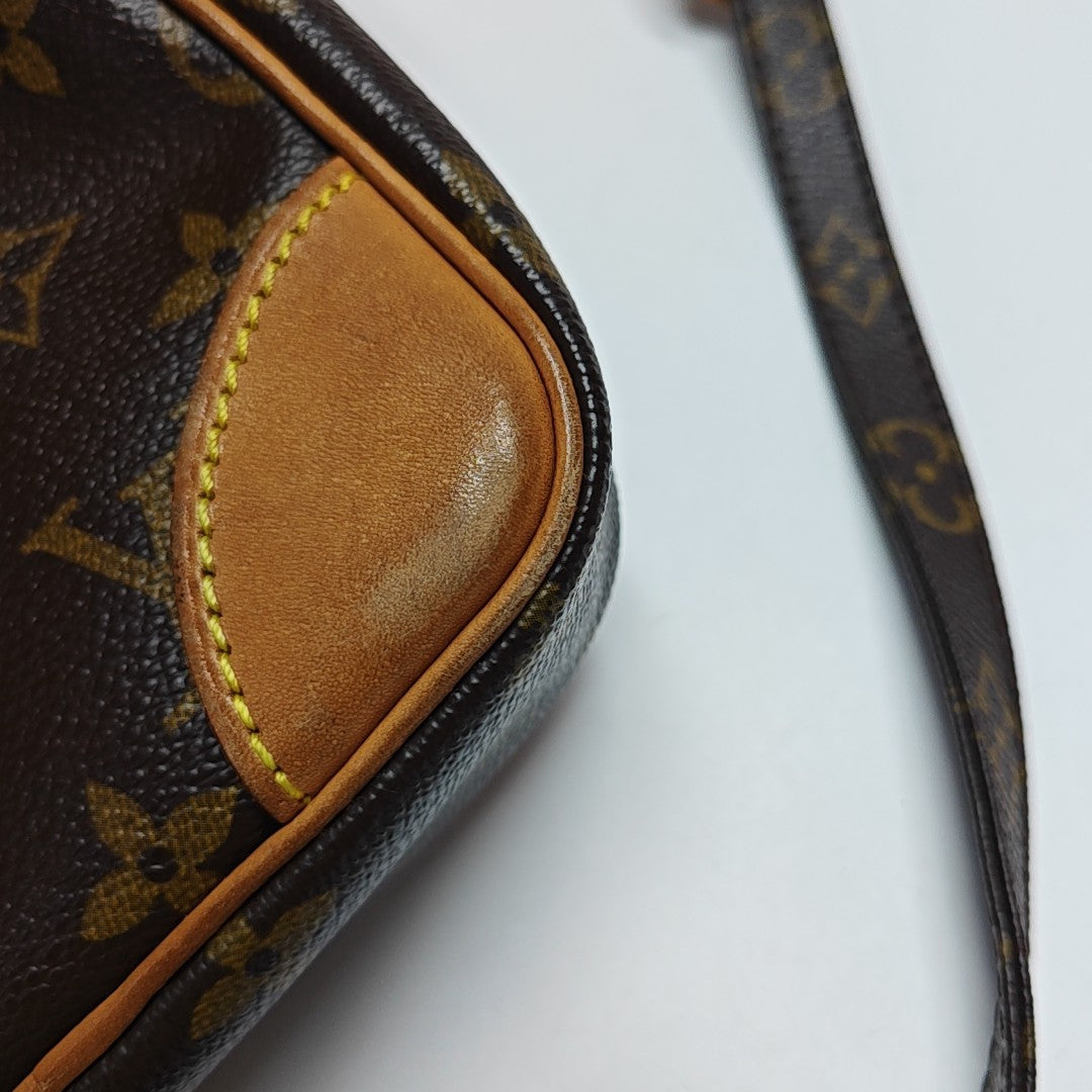 DANUBE Monogram Coated Canvas Brown