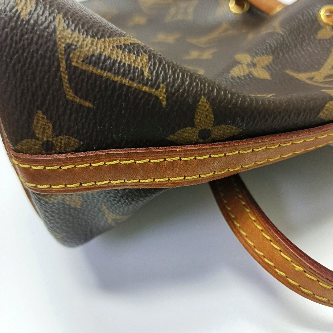NÉONOÉ Nano Lona Revestida Monogram Marrón
