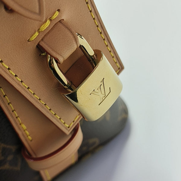 ALL IN Monogram Coated Canvas Brown
