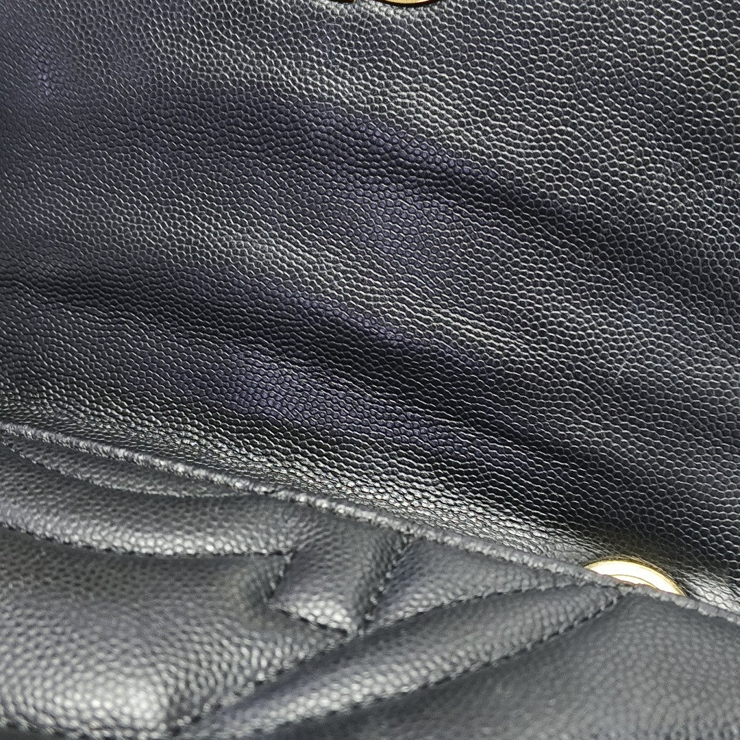 Gancini Small Calfskin Black