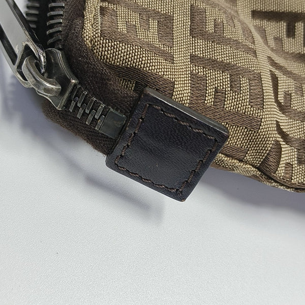 Canvas Top Handle Bag Brown