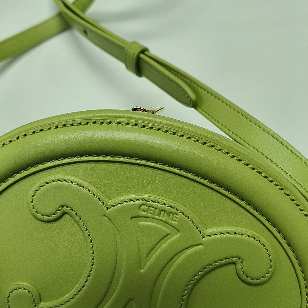 TRIOMPHE Mini Calfskin Green