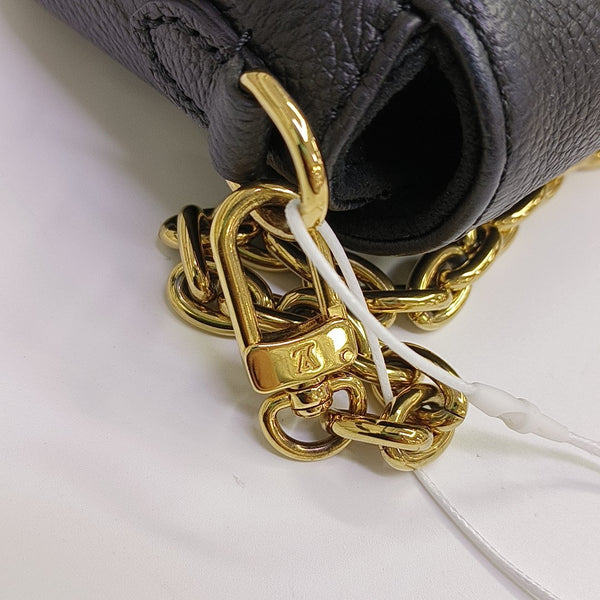 IVY Monogram Calfskin Black