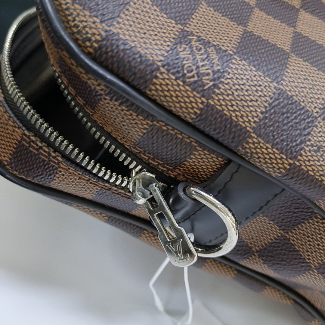 PORTE-DOCUMENTS PM Damier Ebene Coated Canvas Brown