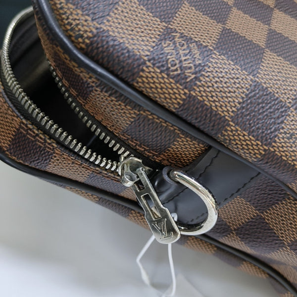 PORTE-DOCUMENTS PM Damier Ebene Coated Canvas Brown