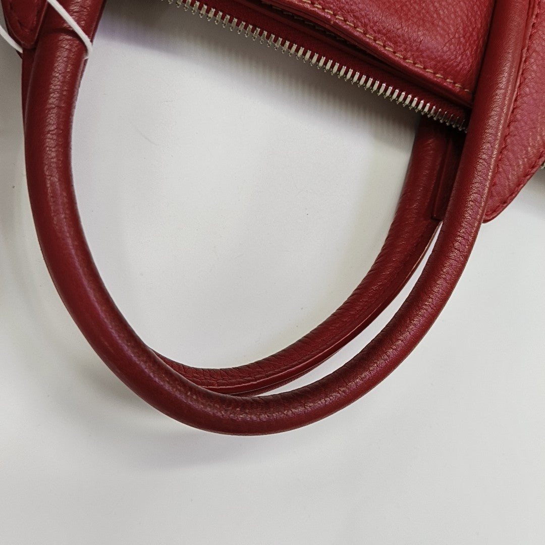 Calfskin Tote Bag Red