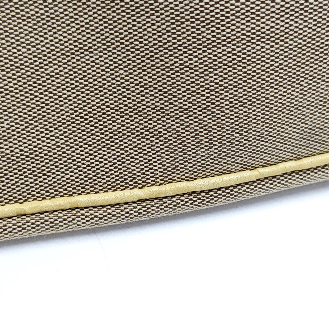 Monogram Canvas Tote Bag Brown
