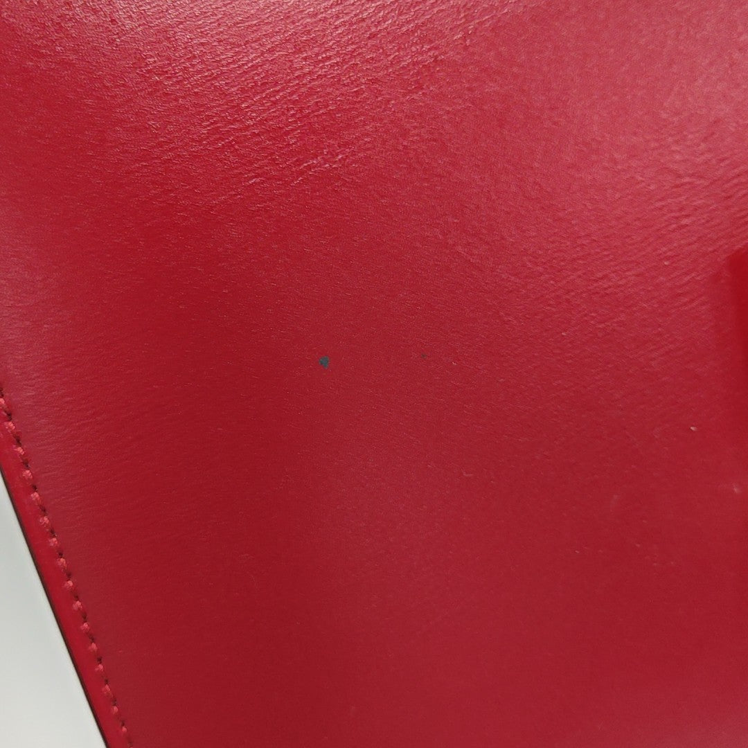 CLASSIC BOX Medium Calfskin Red