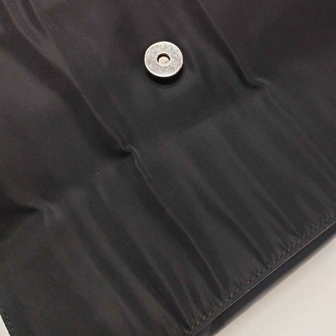 Nylon Shoulder Bag Black