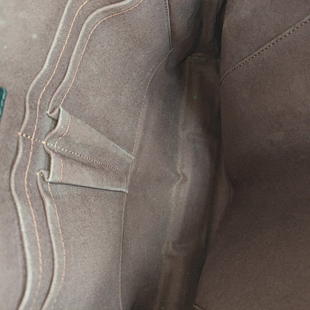 Monogram Coated Canvas Shoulder Bag Brown