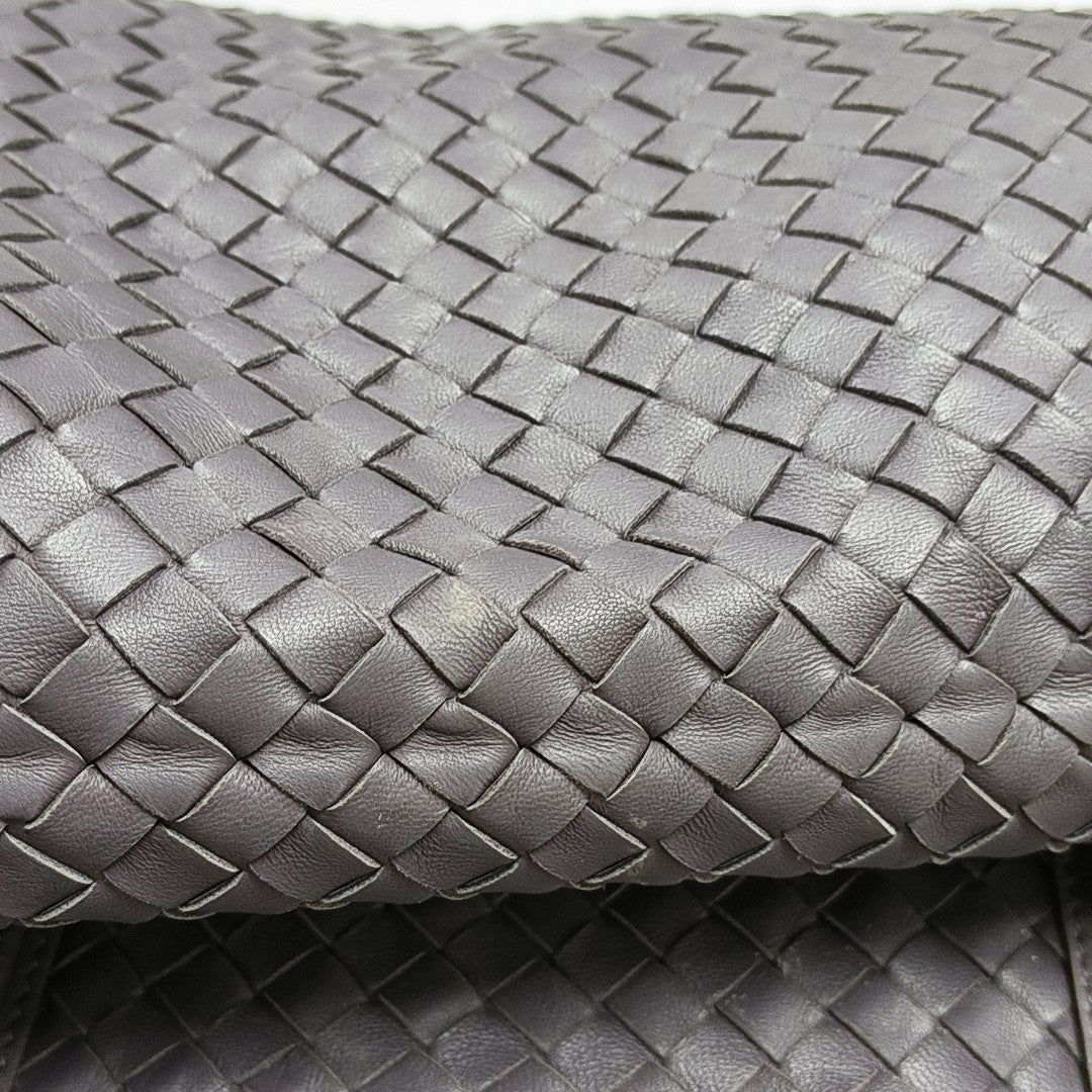 Lambskin Shoulder Bag Gray