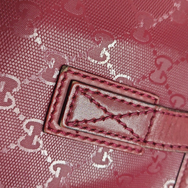 GG Imprime Monogram Coated Canvas Red