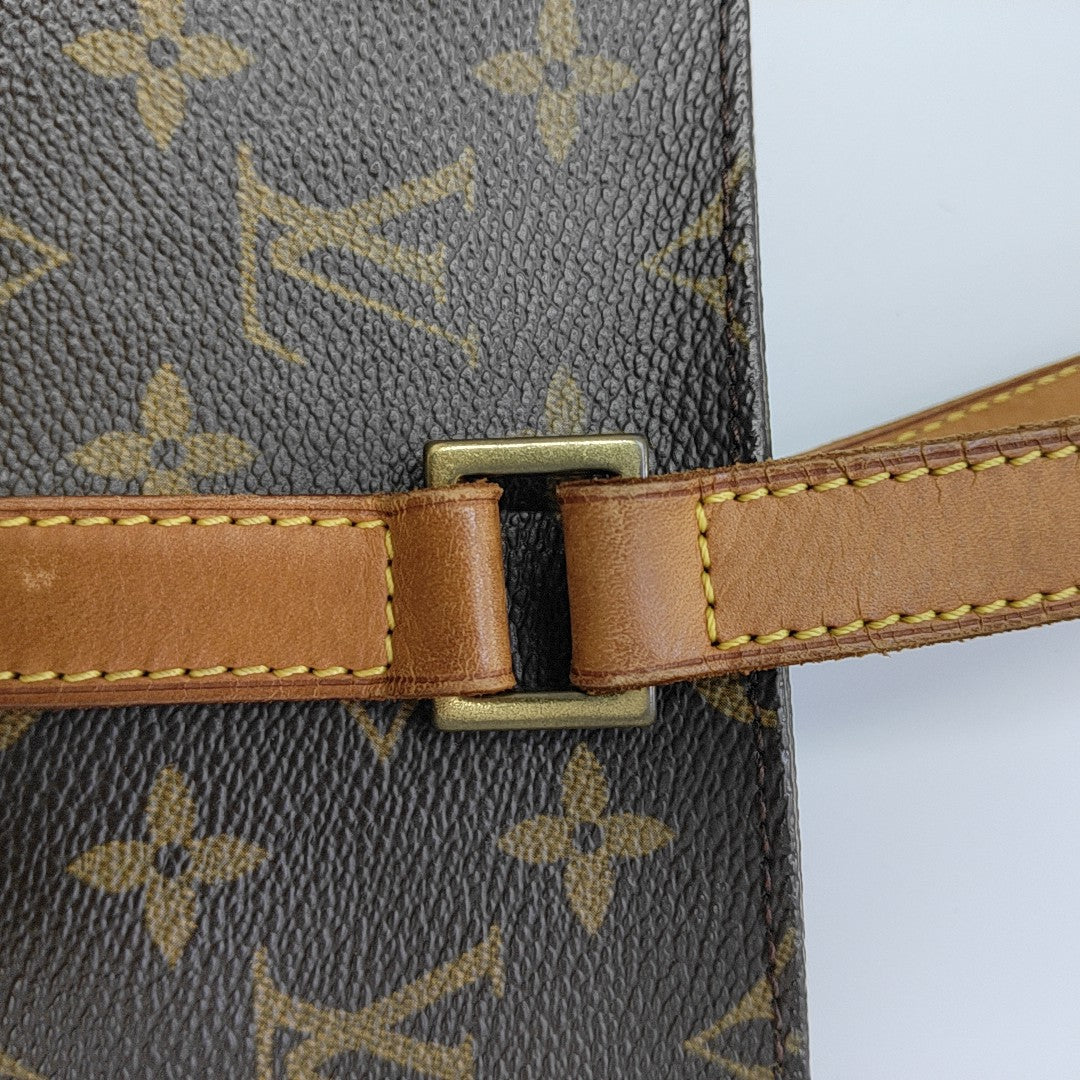 VINTAGE VAVIN GM Monogram Coated Canvas Brown