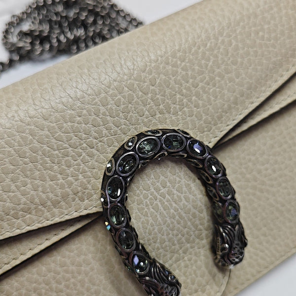 Dionysus Super Mini Calfskin Beige