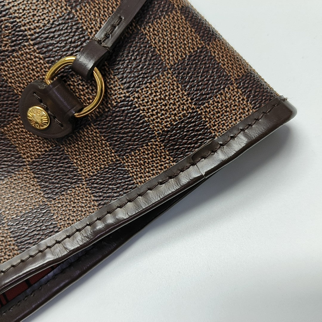 NEVERFULL MM Damier Ebene Coated Canvas Brown