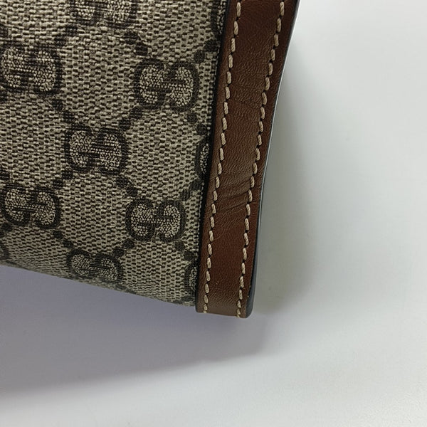 Padlock Small Monogram Coated Canvas Beige