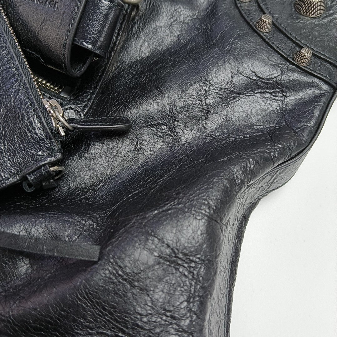 Le Cagole Small Calfskin Black