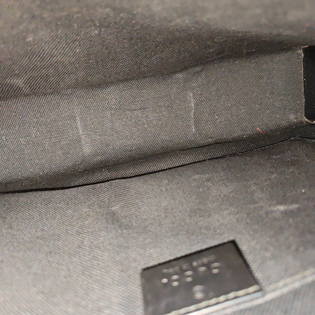 GG Supreme Monogram Coated Canvas Gray