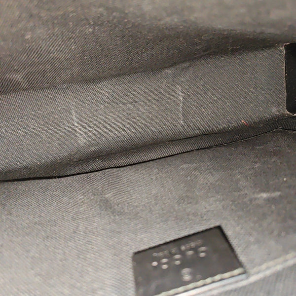 GG Supreme Monogram Coated Canvas Gray
