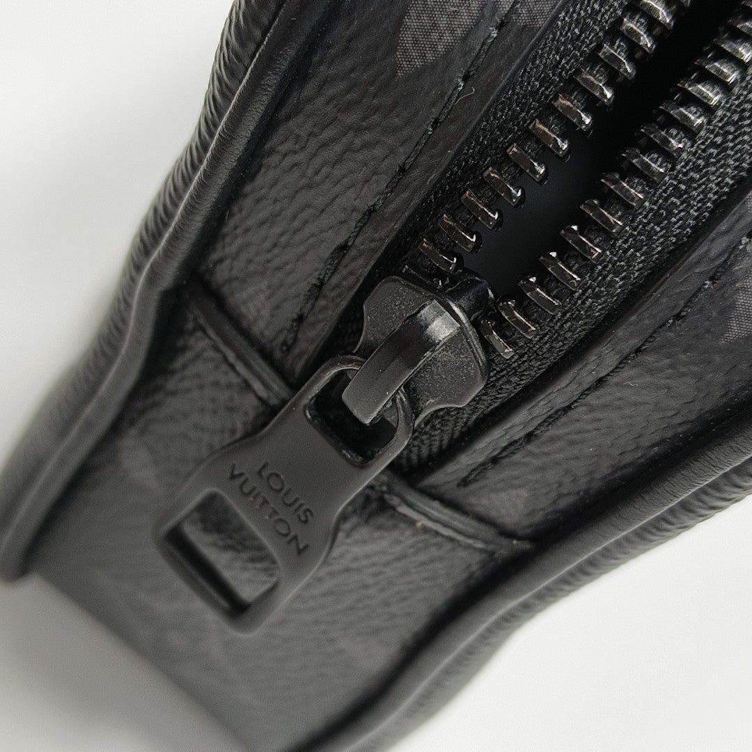 VOLGA Monogram Coated Canvas Black