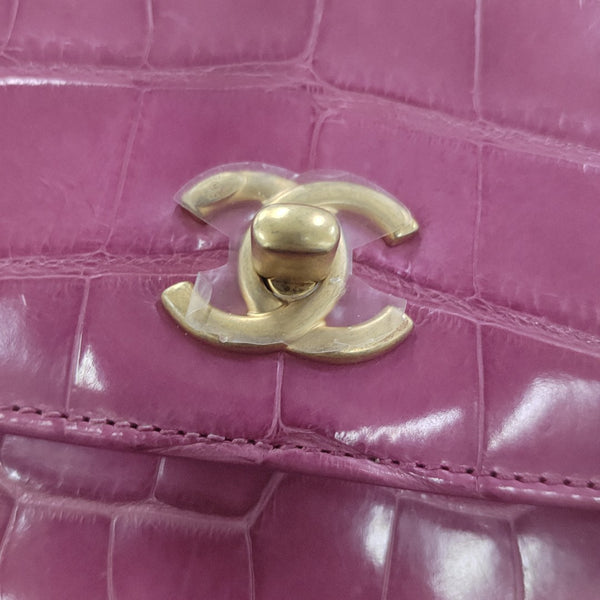 COCO HANDLE Small Crocodile Red
