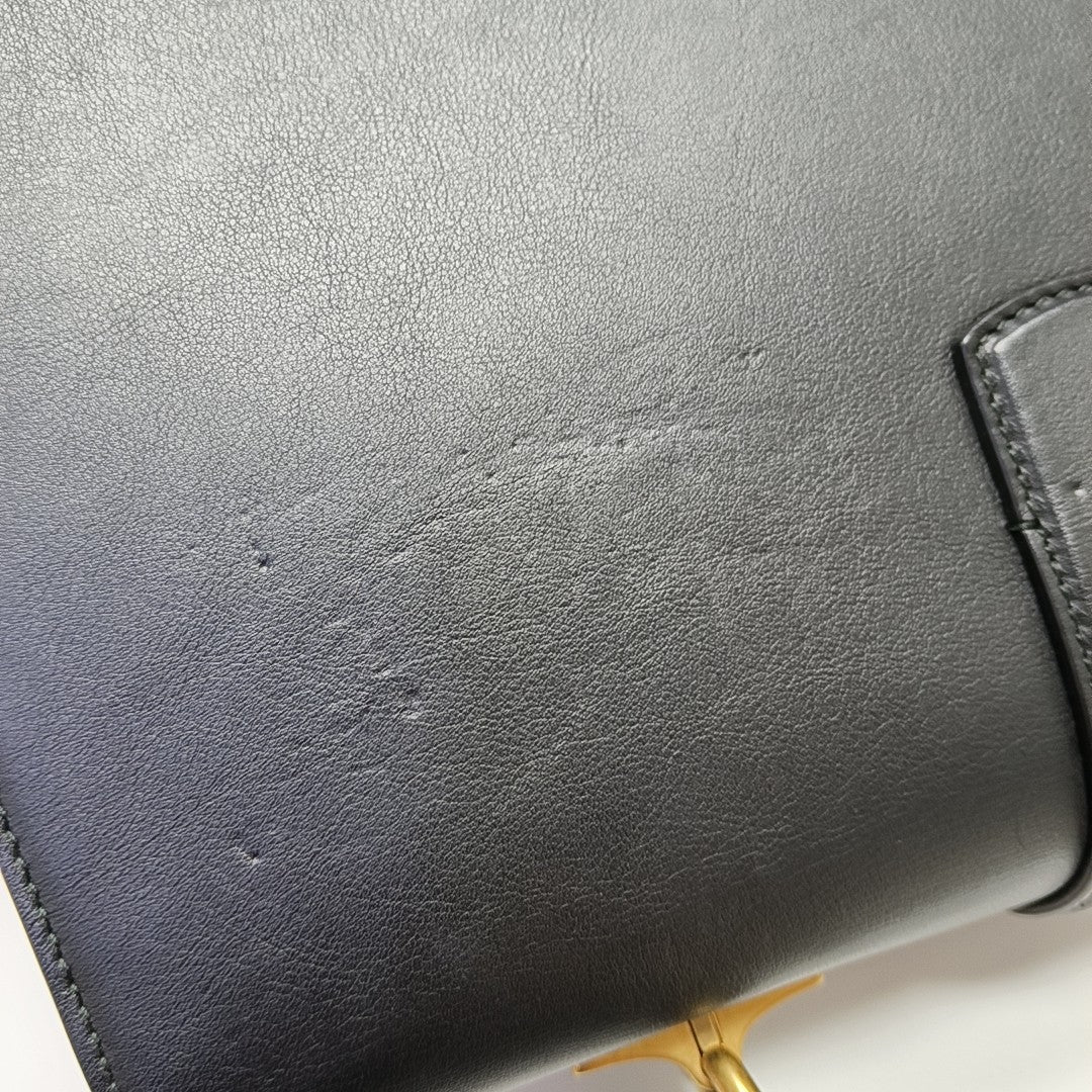 Dionysus Large Calfskin Black