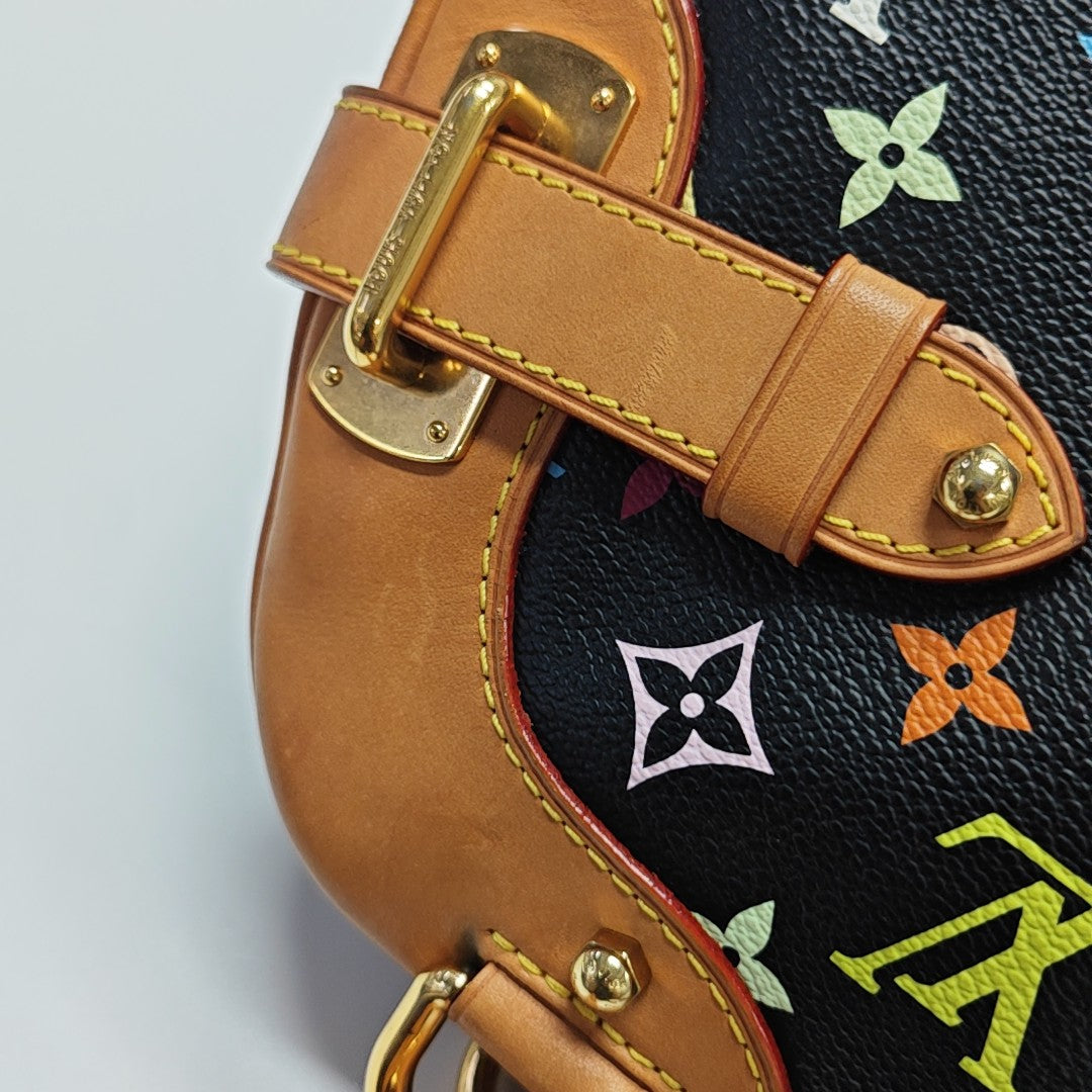 LV × TM CLAUDIA Monogram Coated Canvas Black