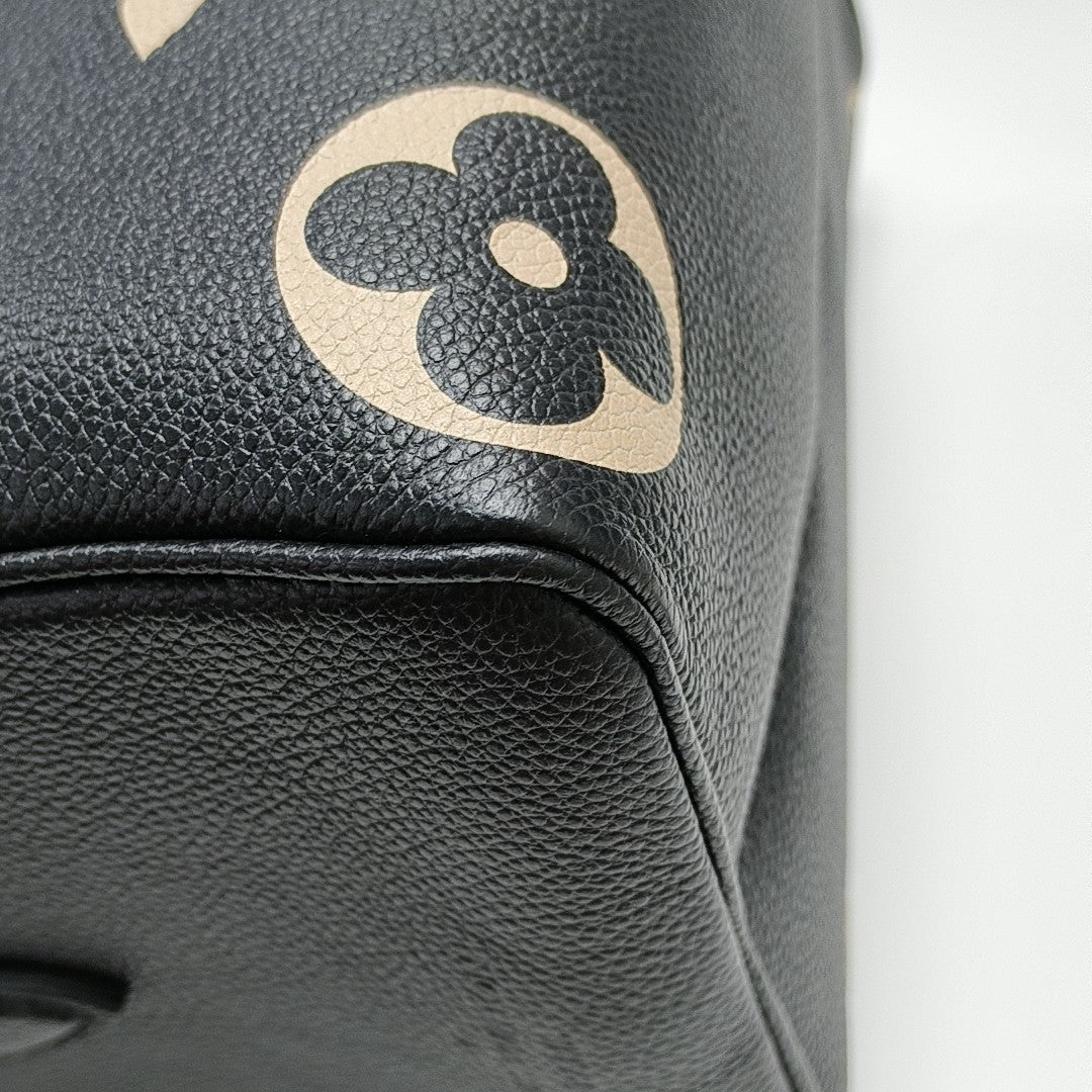 SPEEDY 25 Monogram Calfskin Black