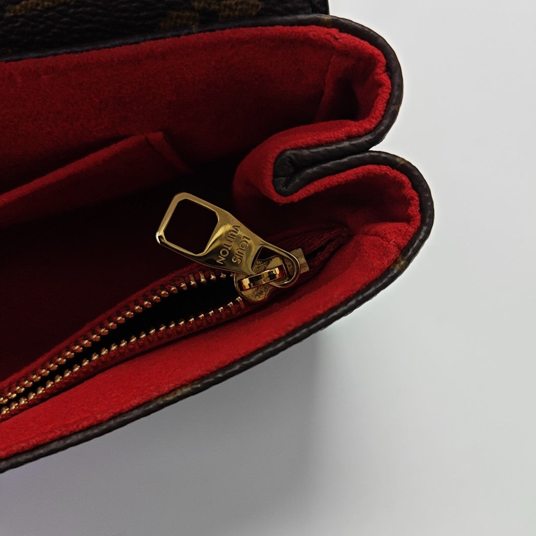 SAINT PLACIDE Monogram Coated Canvas Brown