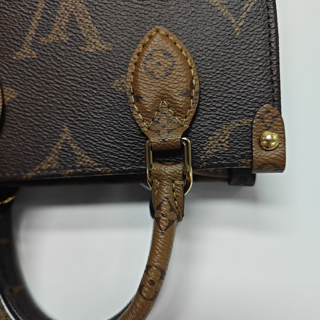 ONTHEGO BB Monogram Coated Canvas Brown