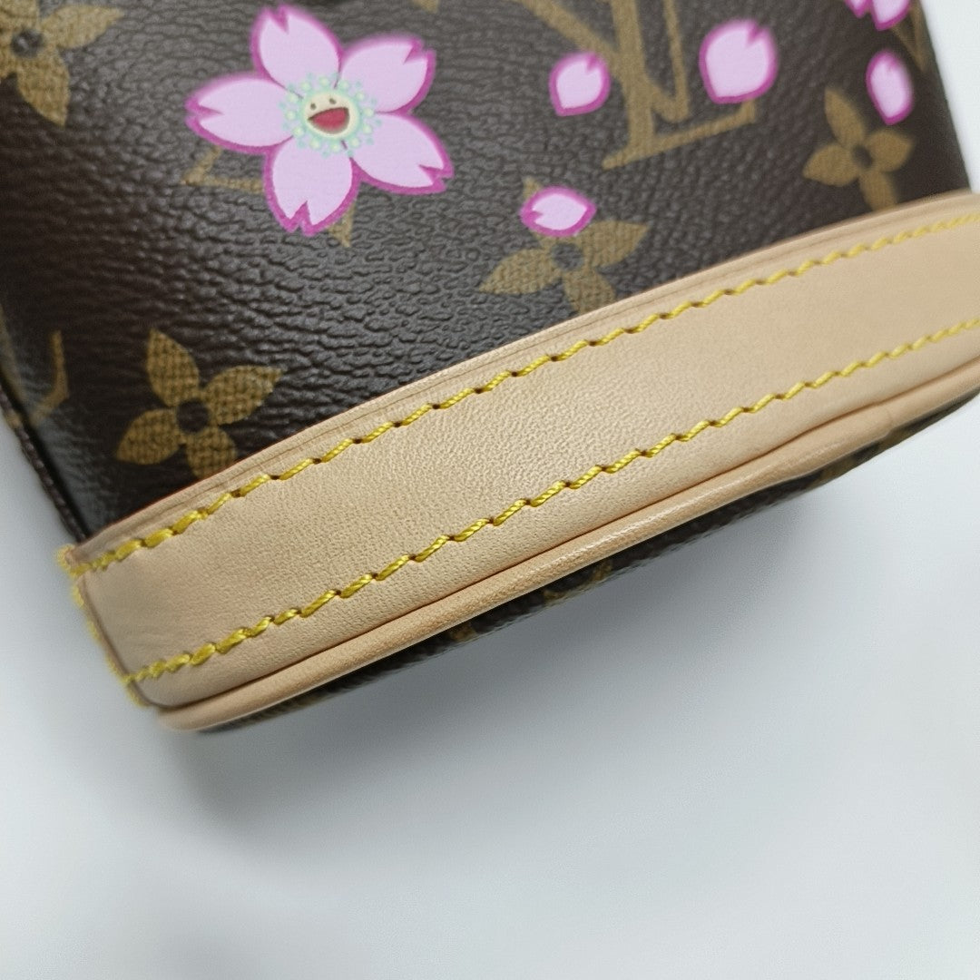 Nano Bucke Nano Monogram Coated Canvas Brown
