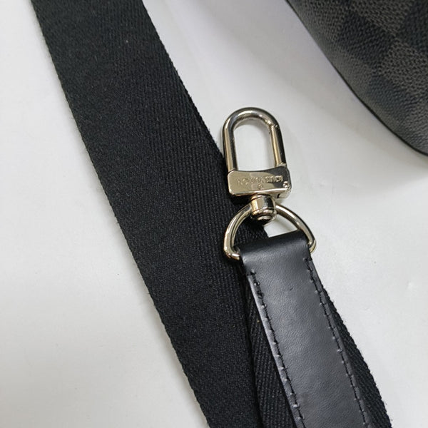 TADAO MM Damier Graphite Coated Canvas Gray