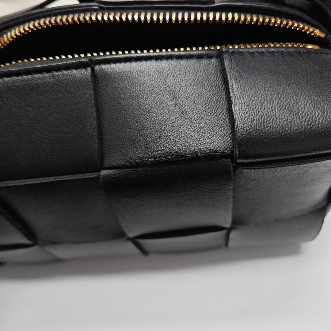 Brick Cassette Small Lambskin Black