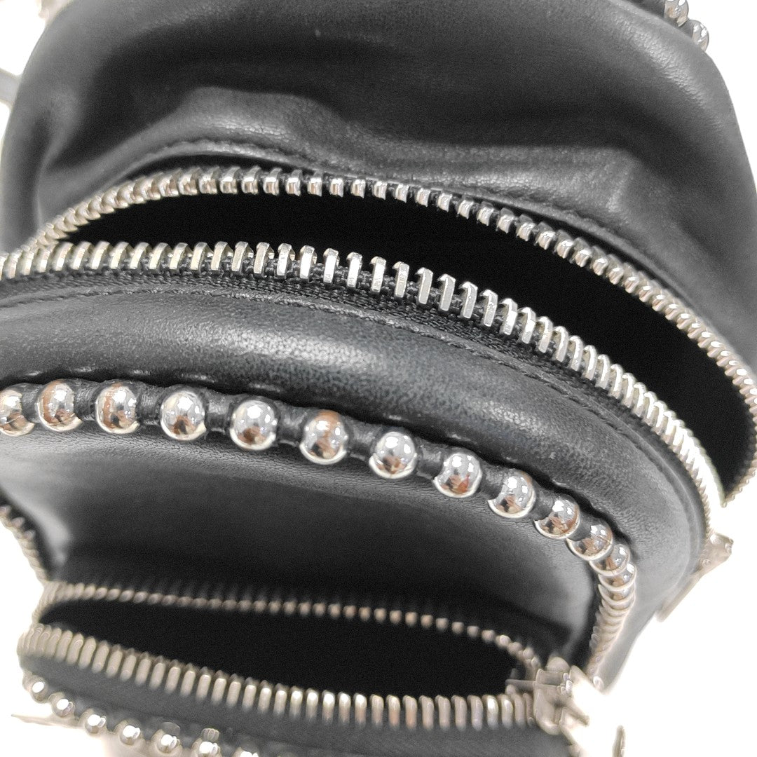 Lambskin Shoulder Bag Black