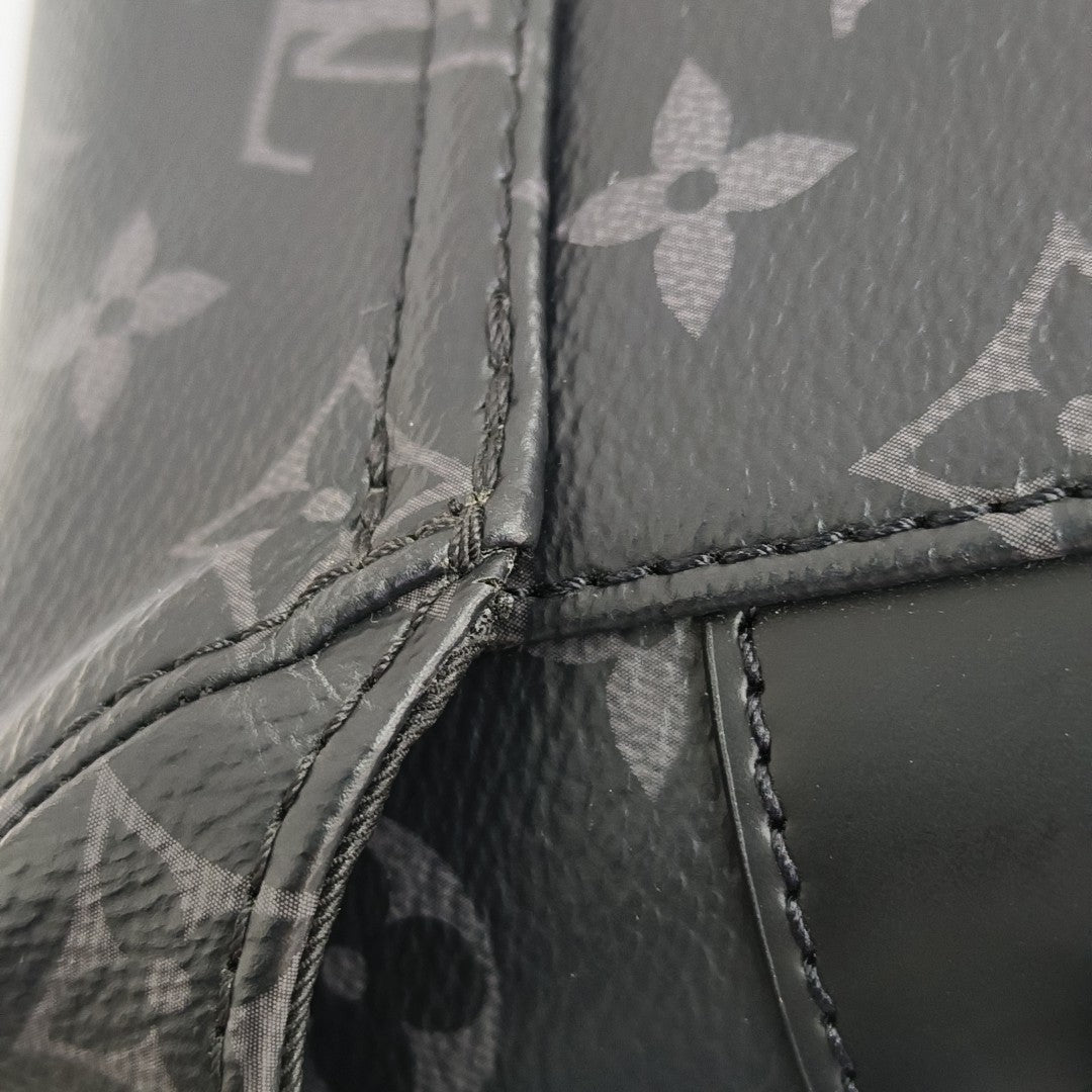 VOYAGER PM Monogram Coated Canvas Black