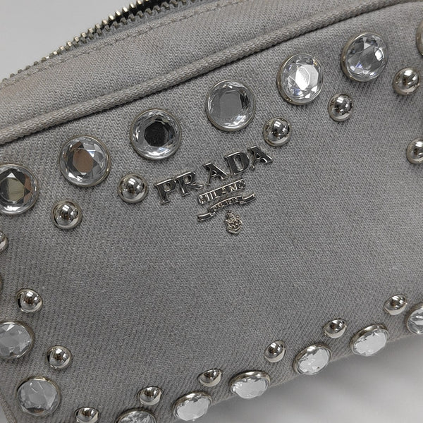 Canvas Shoulder Bag Gray