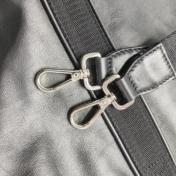 Calfskin Shoulder Bag Black