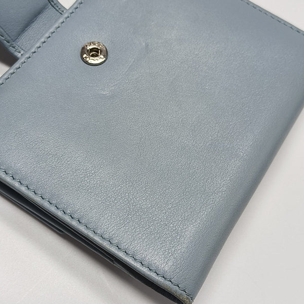 Calfskin Wallet Blue