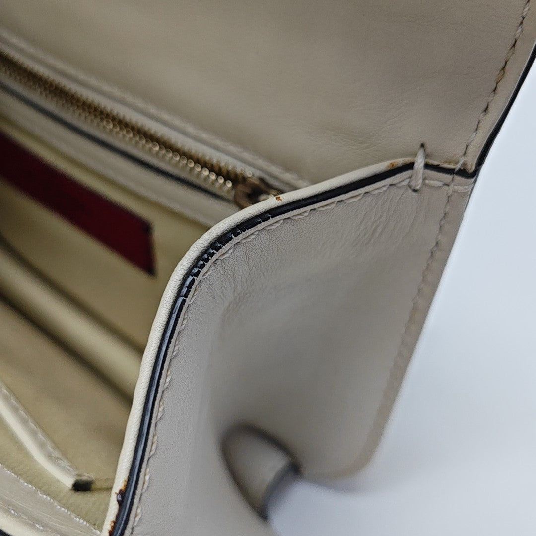 Glam Mini Calfskin Beige