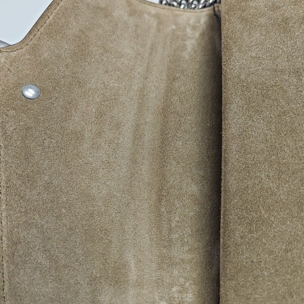 Dionysus Mini Monogram Coated Canvas Beige
