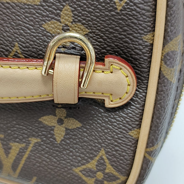 NICE Mini Monogram Coated Canvas Brown