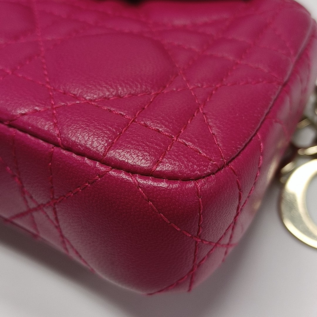 Cannage Lambskin Red