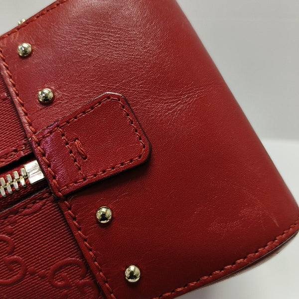 Microguccissima Calfskin Red