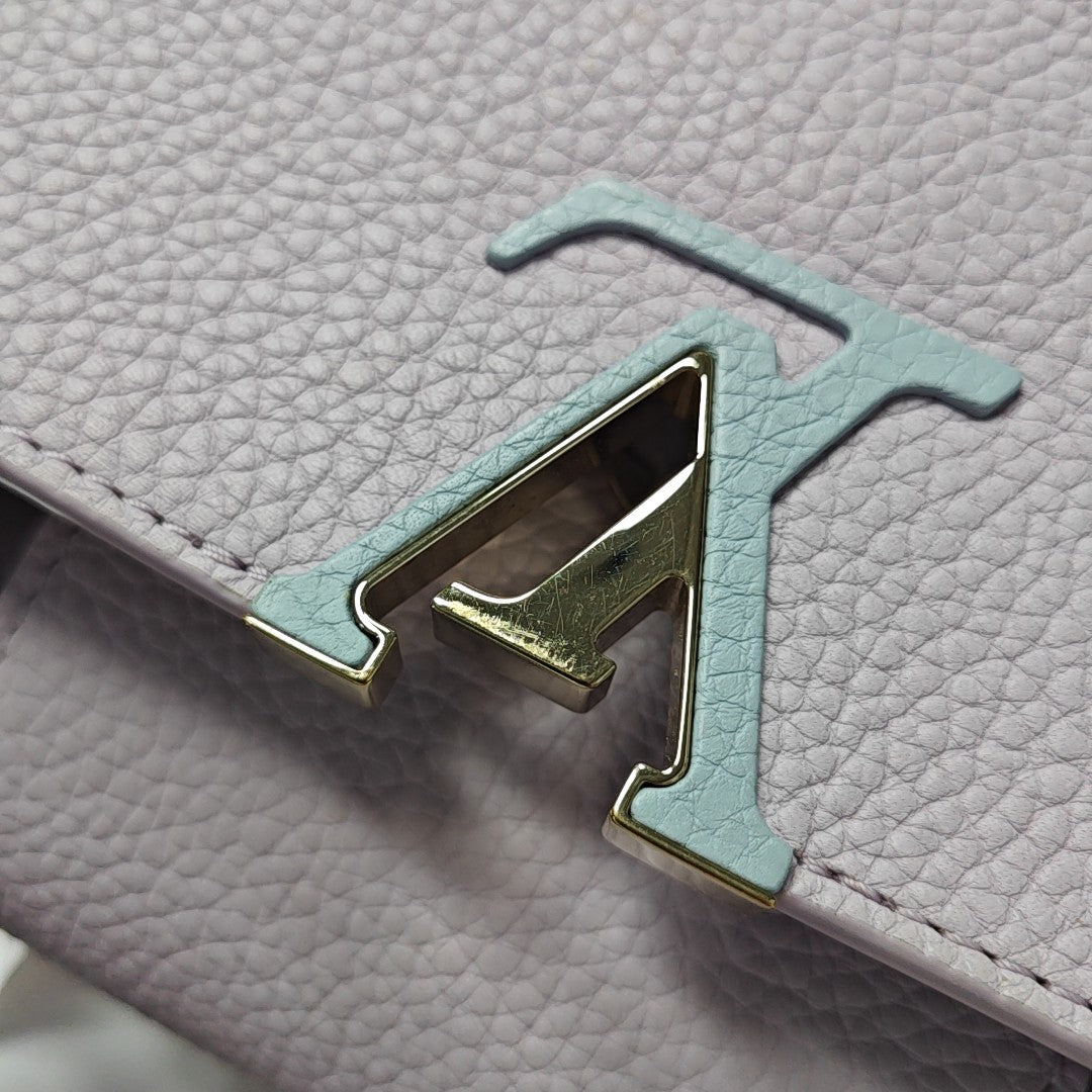CAPUCINES Mini Calfskin Purple