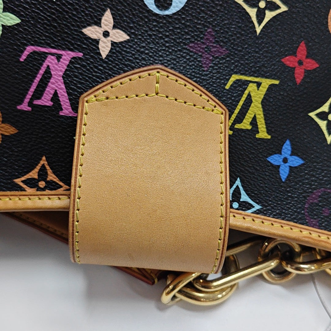LV × TM ANNIE Monogram Coated Canvas Black