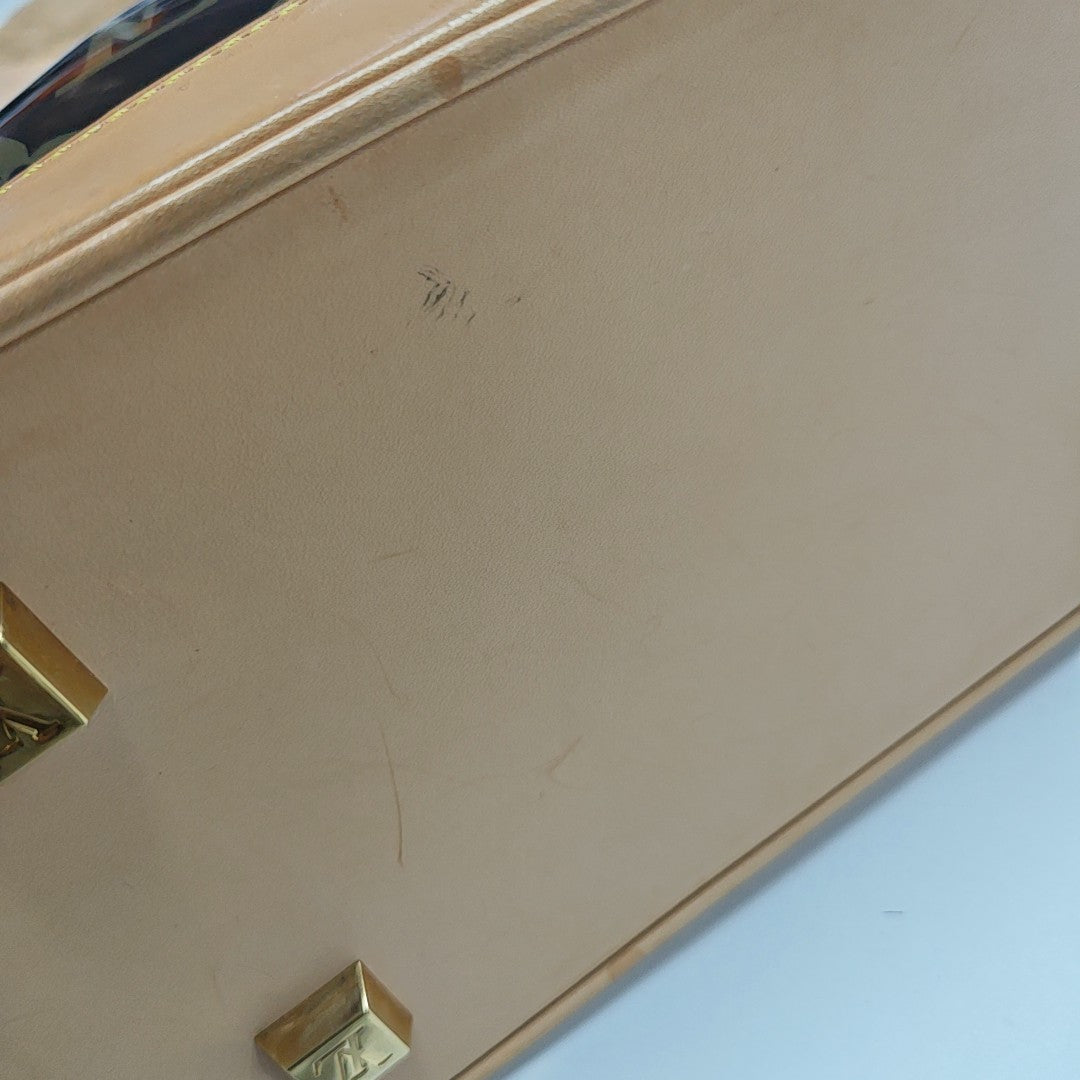 SAC AMBRE Monogram Plastic Brown