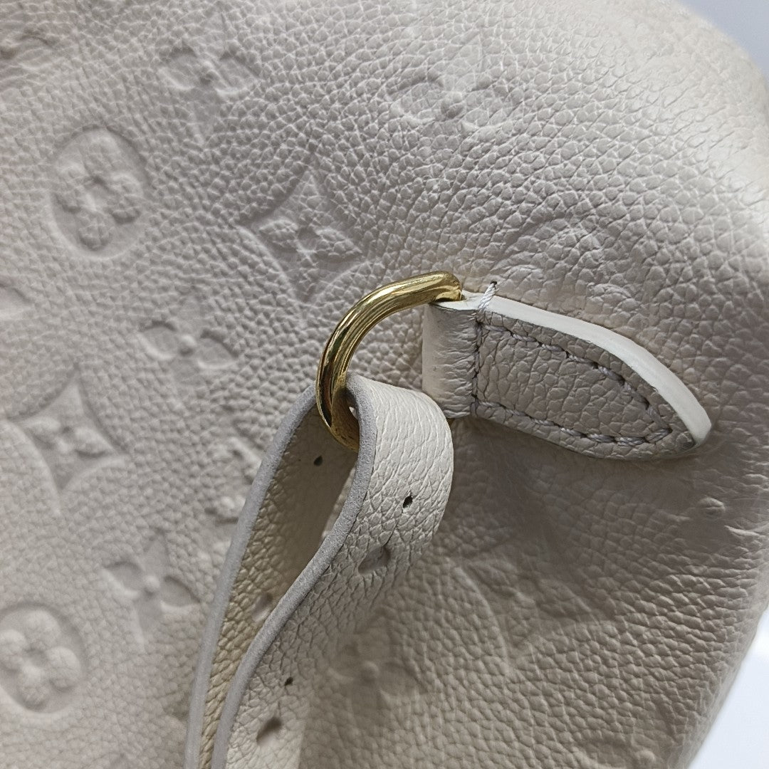 BACKUP Monogram Calfskin White