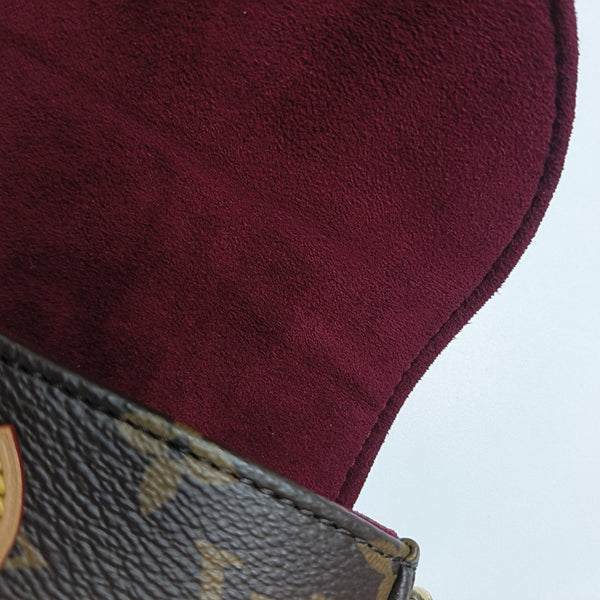 CHANTILLY Mini Monogram Coated Canvas Brown