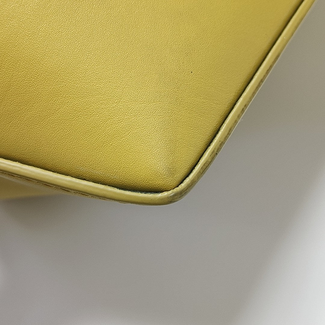 Puzzle Small Calfskin Yellow